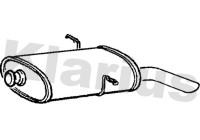 Exhaust backbox / end silencer