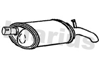 Exhaust backbox / end silencer