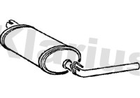 Exhaust backbox / end silencer