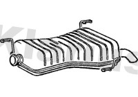 Exhaust backbox / end silencer