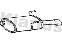 Exhaust backbox / end silencer