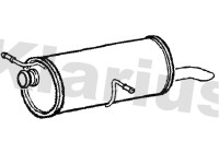 Exhaust backbox / end silencer