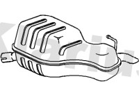 Exhaust backbox / end silencer