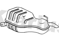 Exhaust backbox / end silencer