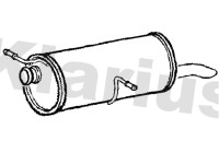 Exhaust backbox / end silencer