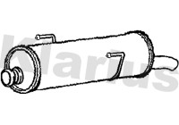 Exhaust backbox / end silencer