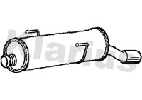 Exhaust backbox / end silencer