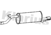 Exhaust backbox / end silencer