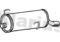 Exhaust backbox / end silencer