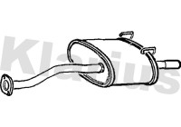 Exhaust backbox / end silencer