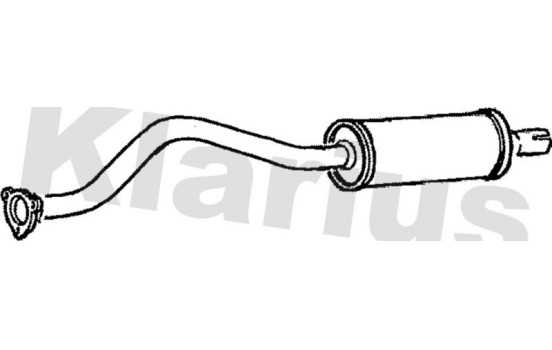 Exhaust backbox / end silencer
