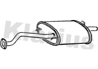 Exhaust backbox / end silencer