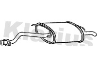 Exhaust backbox / end silencer