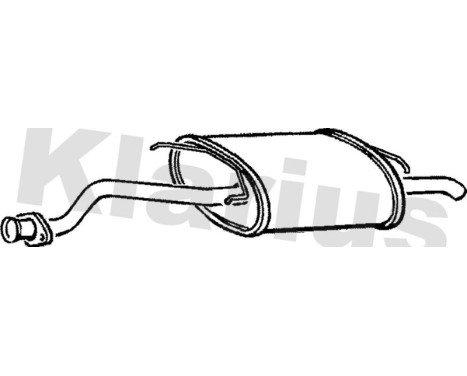 Exhaust backbox / end silencer