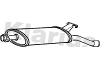 Exhaust backbox / end silencer