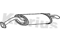 Exhaust backbox / end silencer