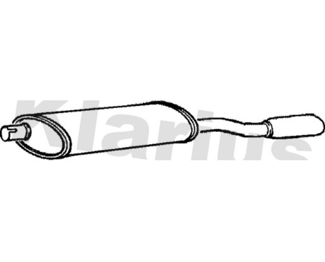 Exhaust backbox / end silencer