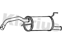 Exhaust backbox / end silencer