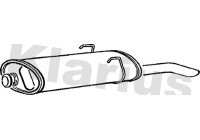 Exhaust backbox / end silencer