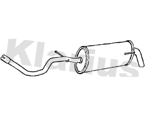 Exhaust backbox / end silencer, Image 2