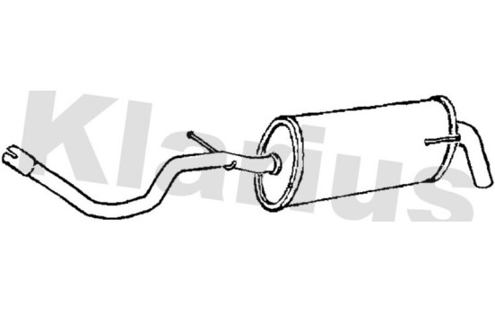 Exhaust backbox / end silencer, Image 2