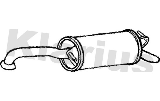 Exhaust backbox / end silencer, Image 3