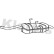 Exhaust backbox / end silencer