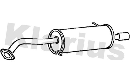 Exhaust backbox / end silencer