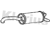 Exhaust backbox / end silencer