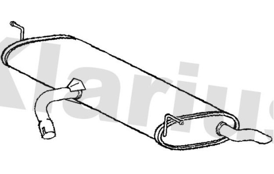 Exhaust backbox / end silencer, Image 2
