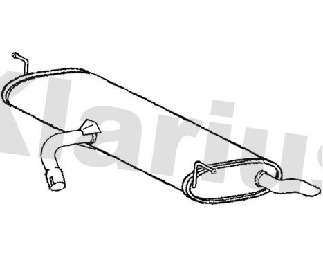 Exhaust backbox / end silencer, Image 2