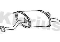 Exhaust backbox / end silencer