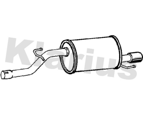 Exhaust backbox / end silencer, Image 2