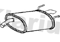 Exhaust backbox / end silencer