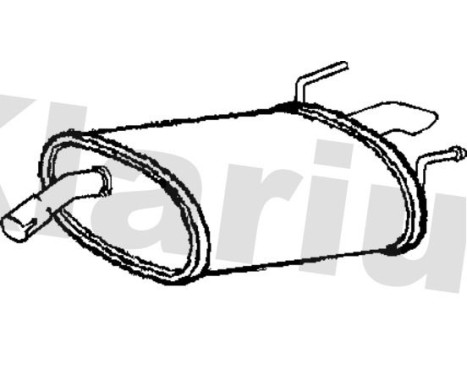 Exhaust backbox / end silencer