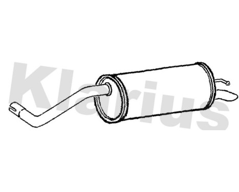 Exhaust backbox / end silencer, Image 2