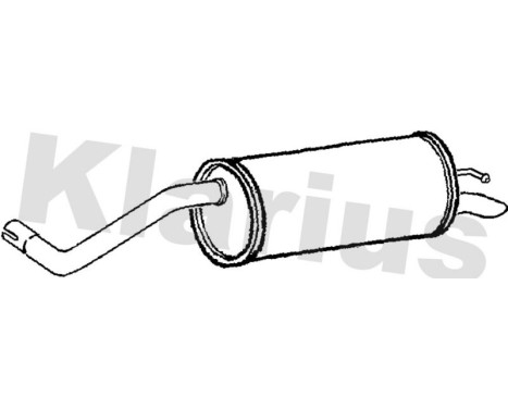 Exhaust backbox / end silencer, Image 2