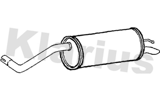 Exhaust backbox / end silencer, Image 2