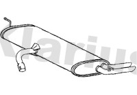 Exhaust backbox / end silencer