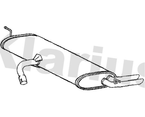 Exhaust backbox / end silencer