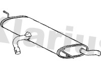 Exhaust backbox / end silencer