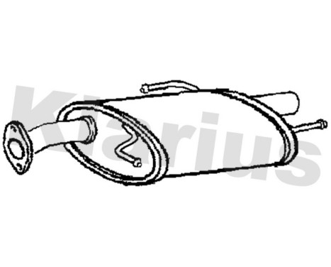 Exhaust backbox / end silencer, Image 2