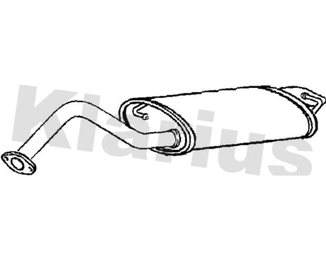 Exhaust backbox / end silencer, Image 2