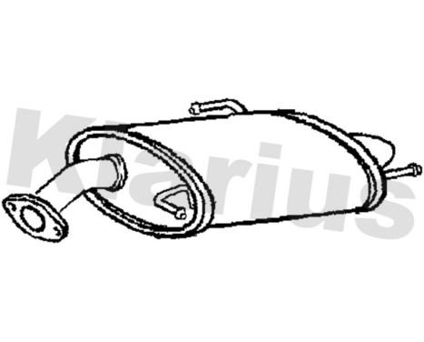 Exhaust backbox / end silencer, Image 2