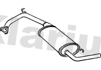 Exhaust backbox / end silencer