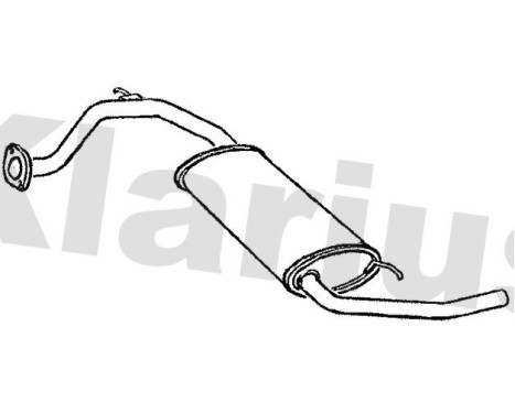 Exhaust backbox / end silencer