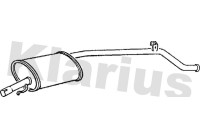 Exhaust backbox / end silencer