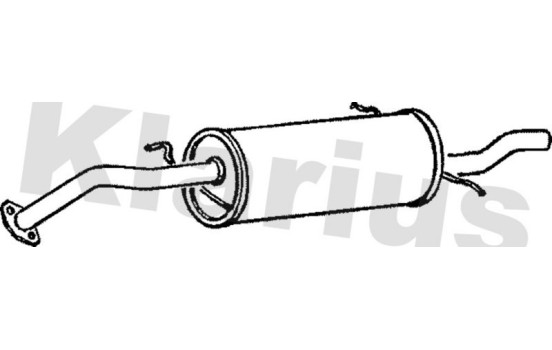 Exhaust backbox / end silencer