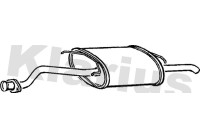 Exhaust backbox / end silencer