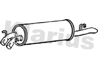 Exhaust backbox / end silencer